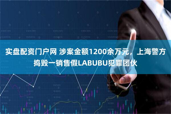 实盘配资门户网 涉案金额1200余万元，上海警方捣毁一销售假LABUBU犯罪团伙