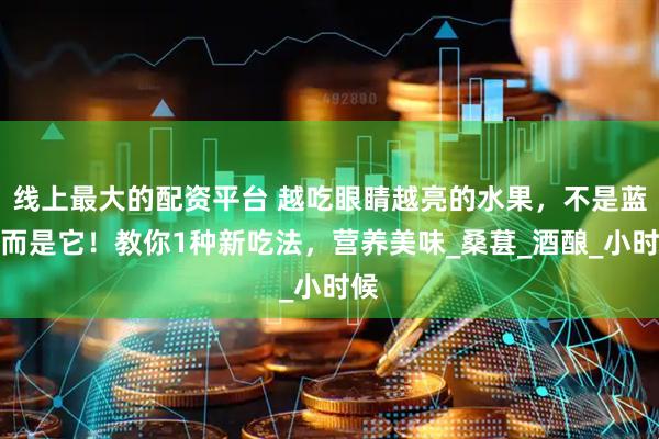 线上最大的配资平台 越吃眼睛越亮的水果，不是蓝莓而是它！教你1种新吃法，营养美味_桑葚_酒酿_小时候